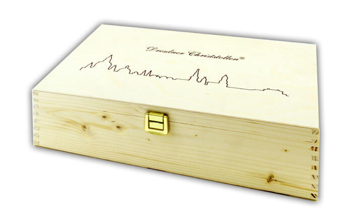 Holzkiste Dresdner Christollen